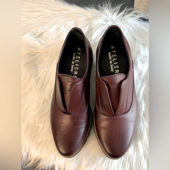 Ateliers Barton Oxford Leather Bordeaux SZ:EU37 - Picture 4 of 8